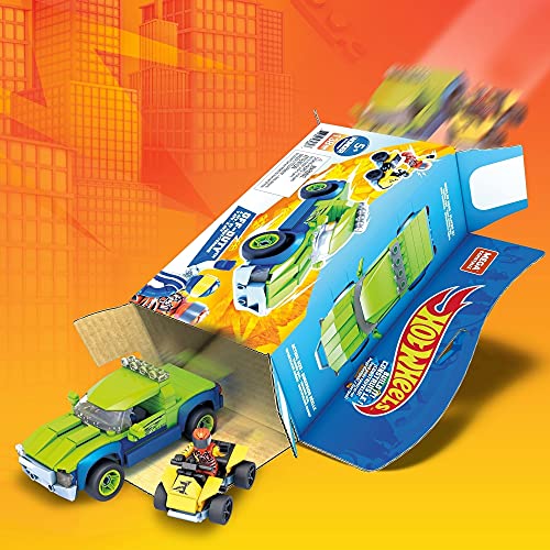 Hot Wheels Mega Construx Off-Duty and ATV Construction Set, Building Toys - Image 6