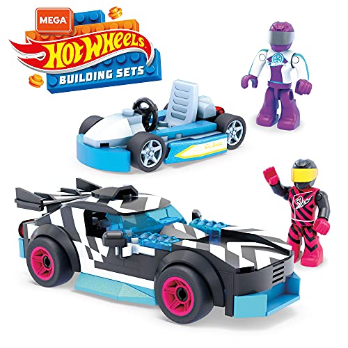 Hot Wheels Mega Construx Track Ripper and Kart Construction Set, Building - Image 5
