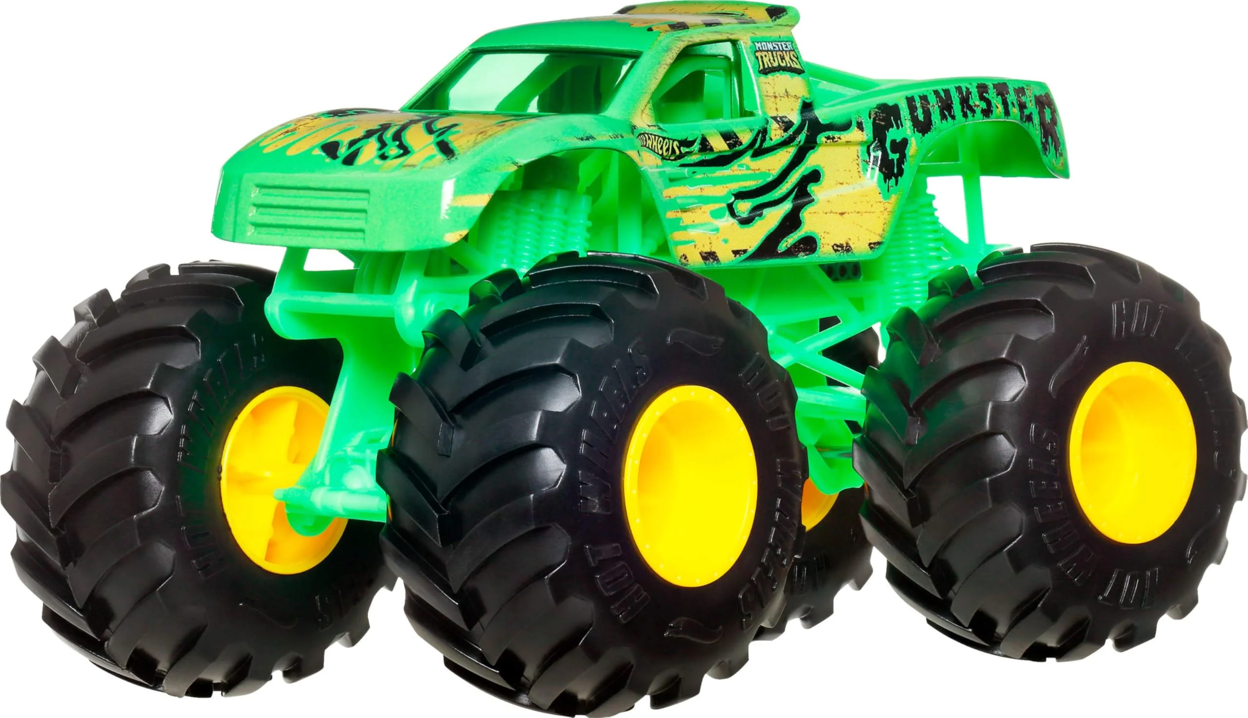 Hot Wheels Monster Trucks, Oversized Monster Truck, 1:24 Scale Die-Cast Toy Truck with Giant Wheels and Cool Designs - Image 6