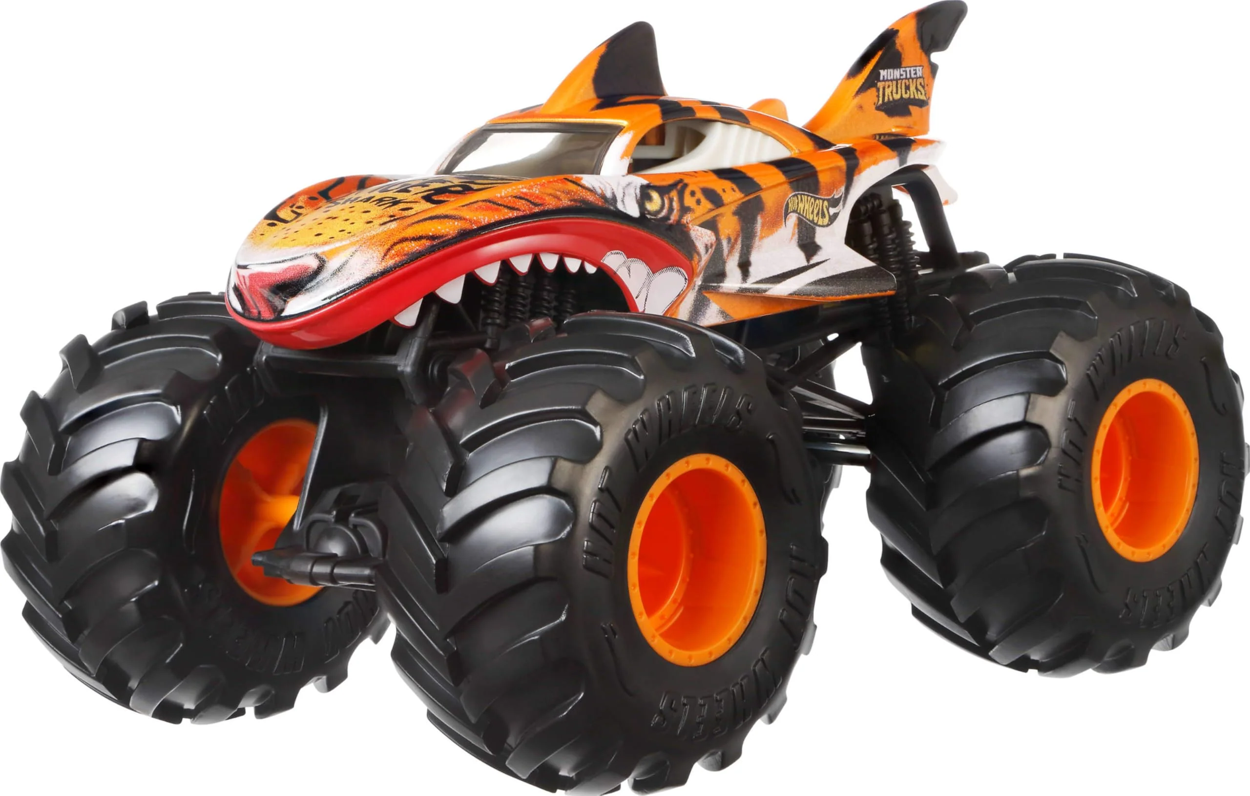Hot Wheels Monster Trucks, Oversized Monster Truck, 1:24 Scale Die-Cast Toy Truck with Giant Wheels and Cool Designs - Image 5
