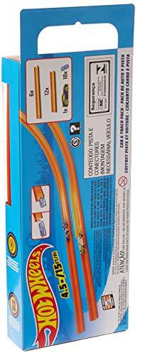 Hot Wheels Track Builder Straight Track with Car 15 Feet [Styles May Vary] - Image 3