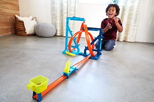 Hot Wheels Track Builder Unlimited Infinity Loop Kit with Adjustable Set-Ups & Jump That Flips Cars into Catch Cup - Image 6