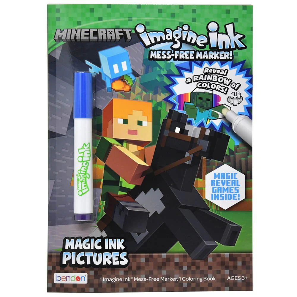 Imagine Ink Minecraft Coloring Book