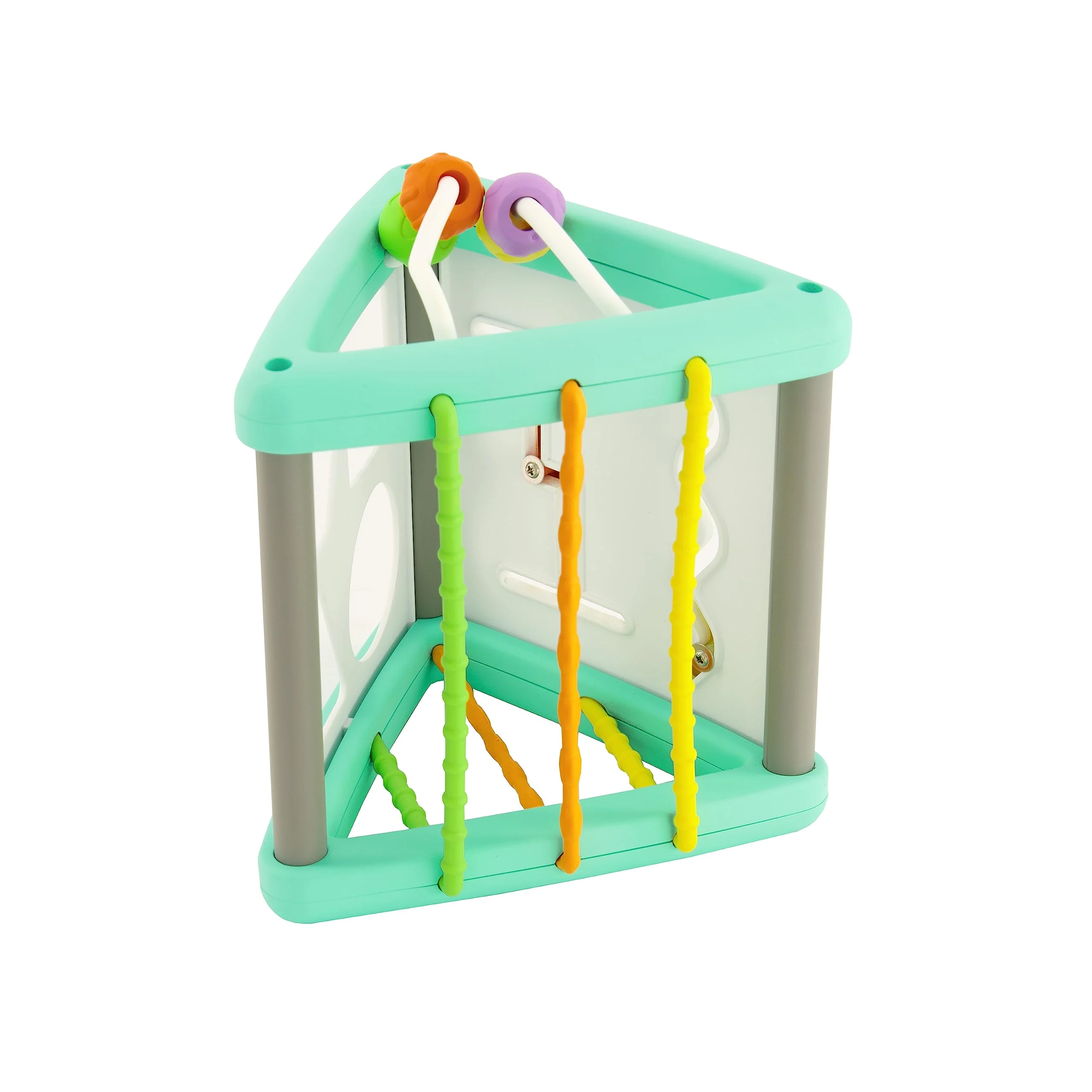 Baby Toy, Infantino Activity Triangle & Shape Sorter with 4 Shapes - Image 2