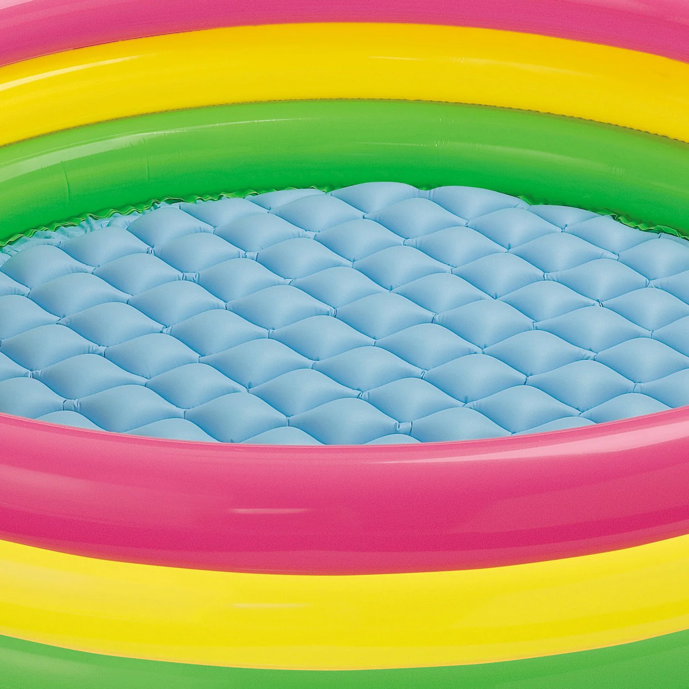 Intex Sunset Glow Inflatable Pool: 58in x 13in - 3 Ring Soft Floor - 73 gal Capacity - Repair Patch Included - Image 2