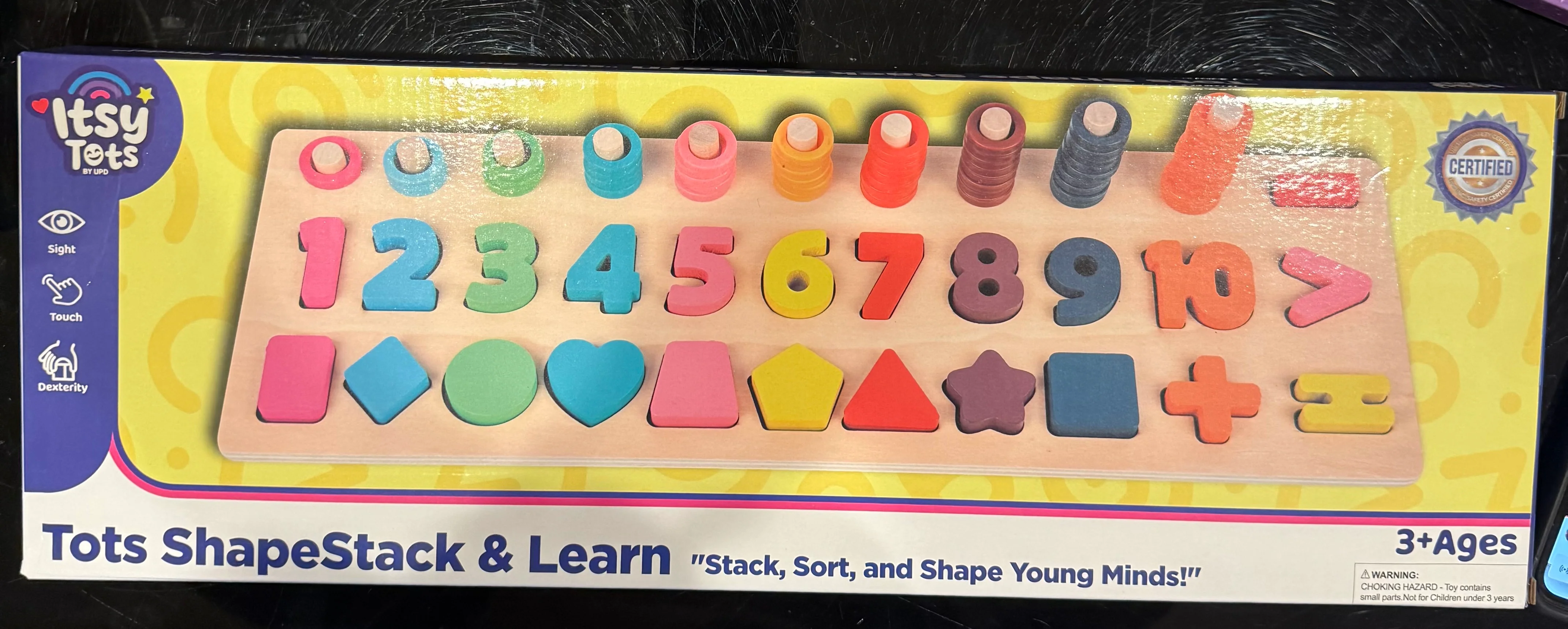Itsy Tots Tots Shapestack & Learn