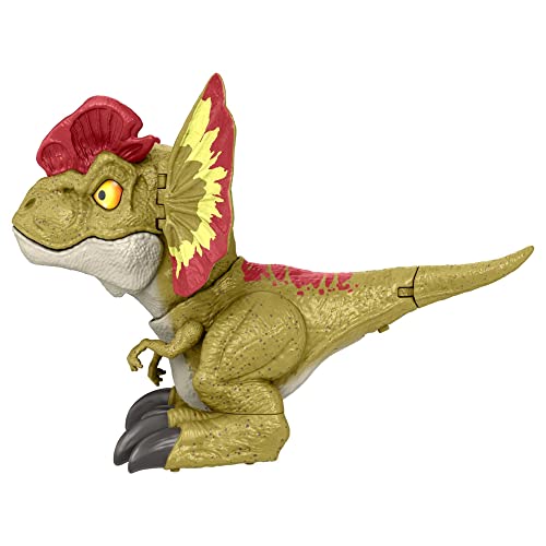 Jurassic World: Dominion Uncaged Rowdy Roars Dilophosaurus Interactive Electronic Dinosaur Figure with Motion Chomp & Sound Touch Response, Gift for Kids Ages 4 Years & Older - Image 10