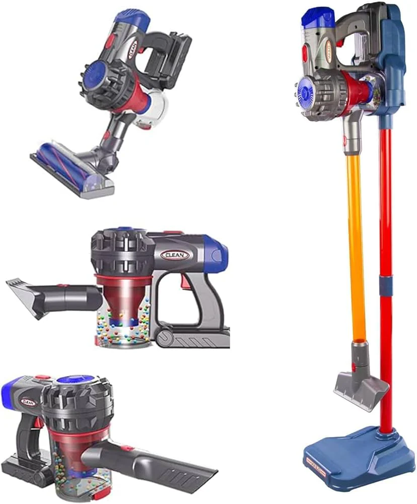 Kids Cleaning Toy Set, 3 in 1 Vacuum For Children Aged 3+, Realistic Role-Play Fun - Image 2