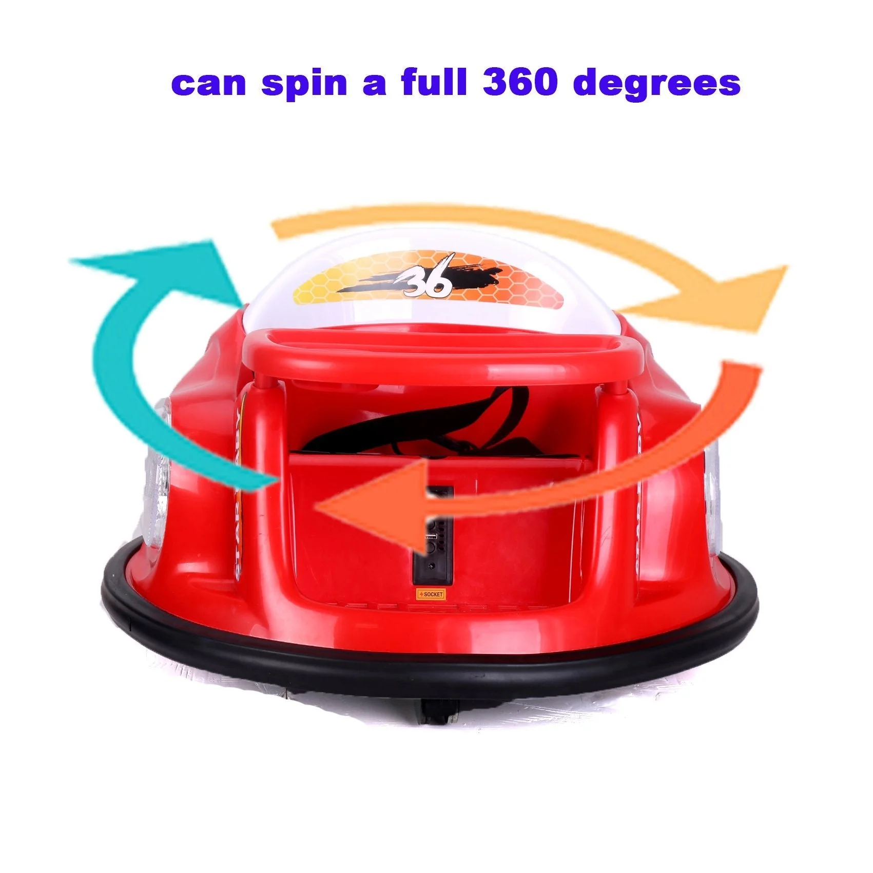 Kids Electric Ride On Bumper Car - S611 - Image 7