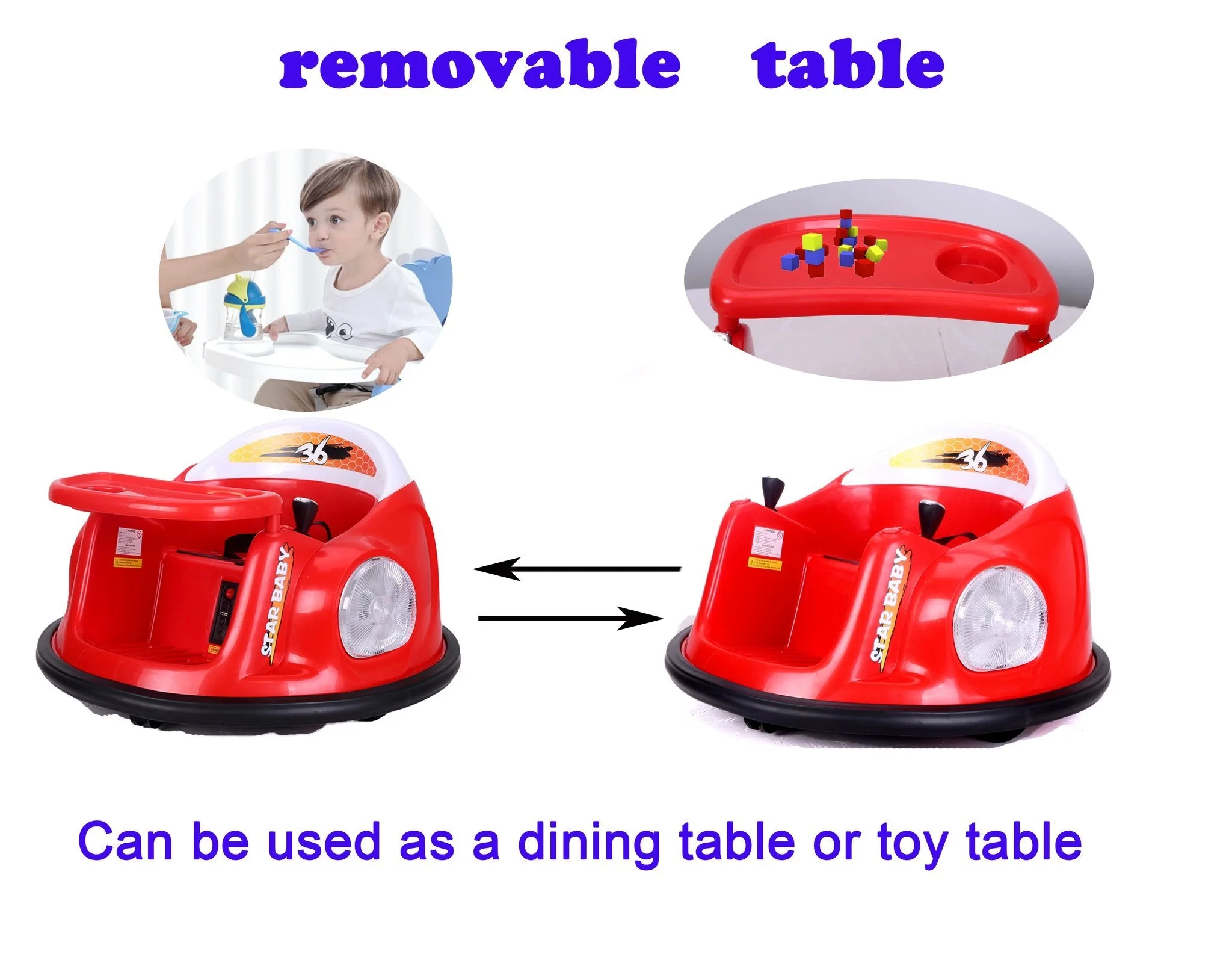Kids Electric Ride On Bumper Car - S611 - Image 8
