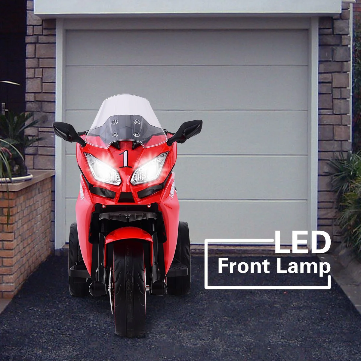 TAMCO Ride on Motorcycle for Kids, 3 Twinkling Wheels Electric Ride on Toy, 12 V Kids Motorcycle (TAMCO-1200) - Image 3