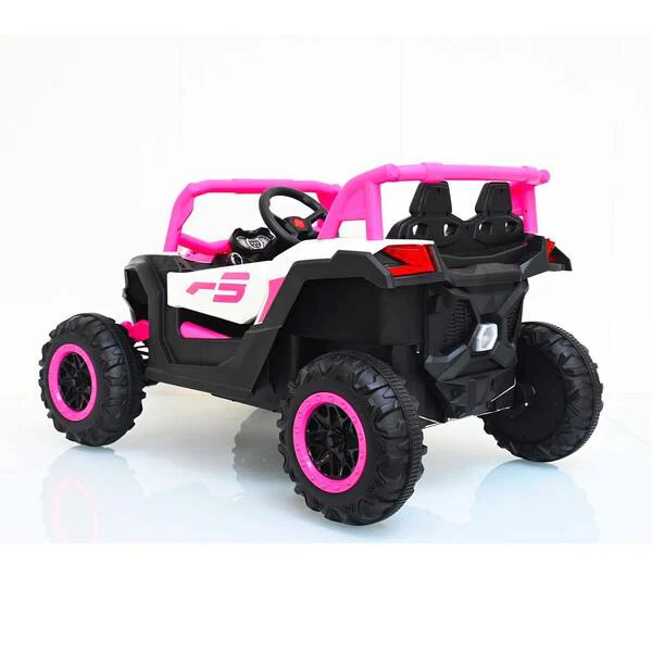 Kids Electric UTV Car, 2 Seat Ride on Car For Kids, 12v Ride on UTV Toy, 4wd Electric Car With Remote Control /Swing - Image 3