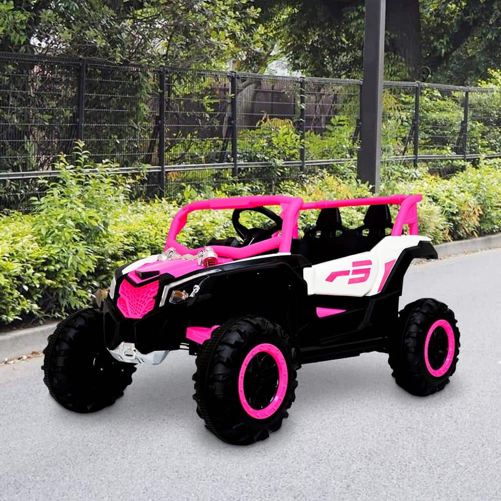 Kids Electric UTV Car, 2 Seat Ride on Car For Kids, 12v Ride on UTV Toy, 4wd Electric Car With Remote Control /Swing - Image 6