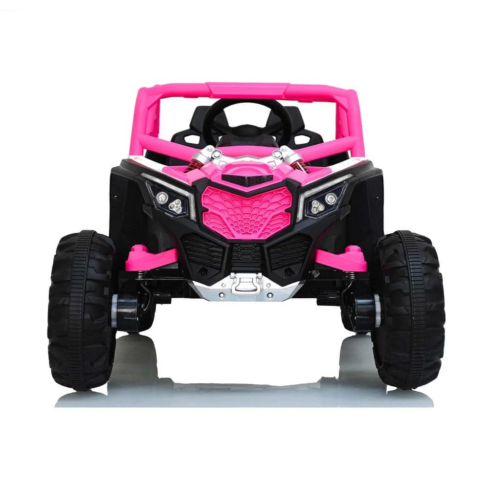 Kids Electric UTV Car, 2 Seat Ride on Car For Kids, 12v Ride on UTV Toy, 4wd Electric Car With Remote Control /Swing - Image 7