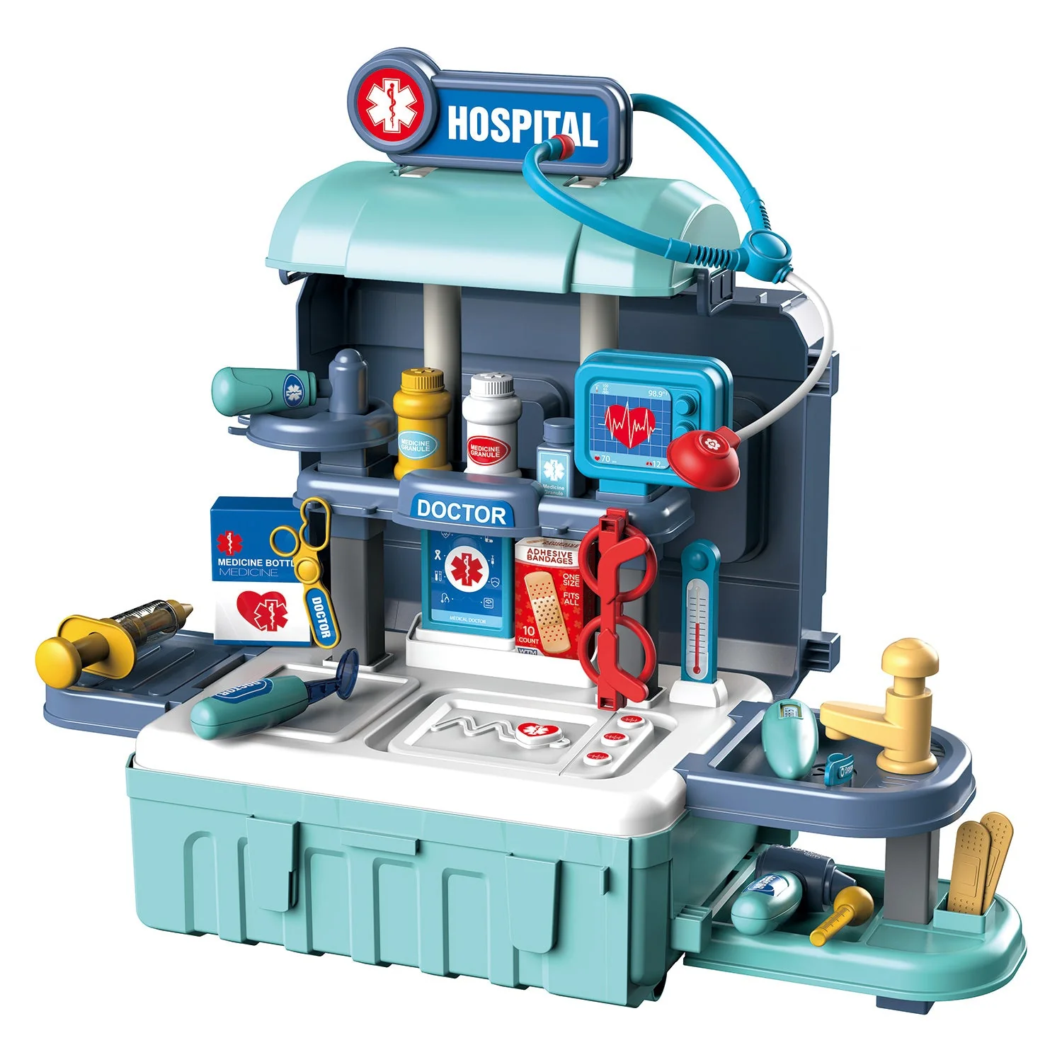 Kids Mobile Hospital 3 in 1 Set - Image 3