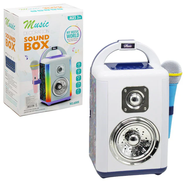 Kid's Music Portable Karaoke Speaker With a Microphone - Image 2