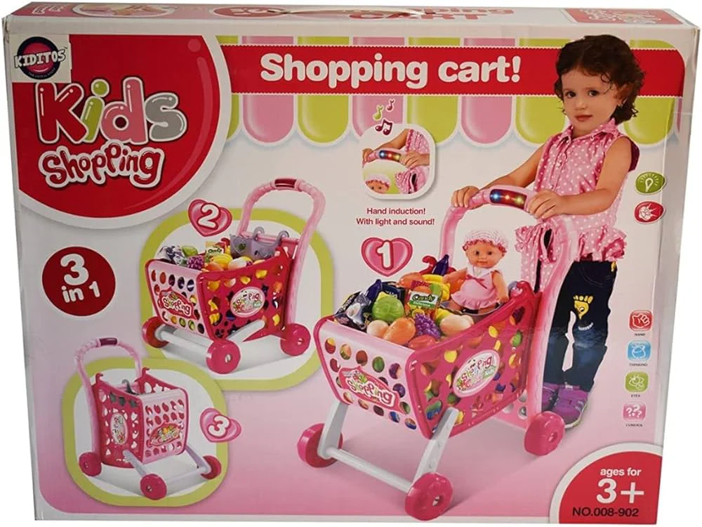 Kids Shopping Cart, 3 in 1 - Image 3