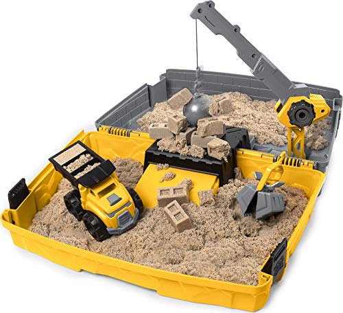 Kinetic Sand, Construction Site Folding Sandbox Playset with Vehicle - Image 9