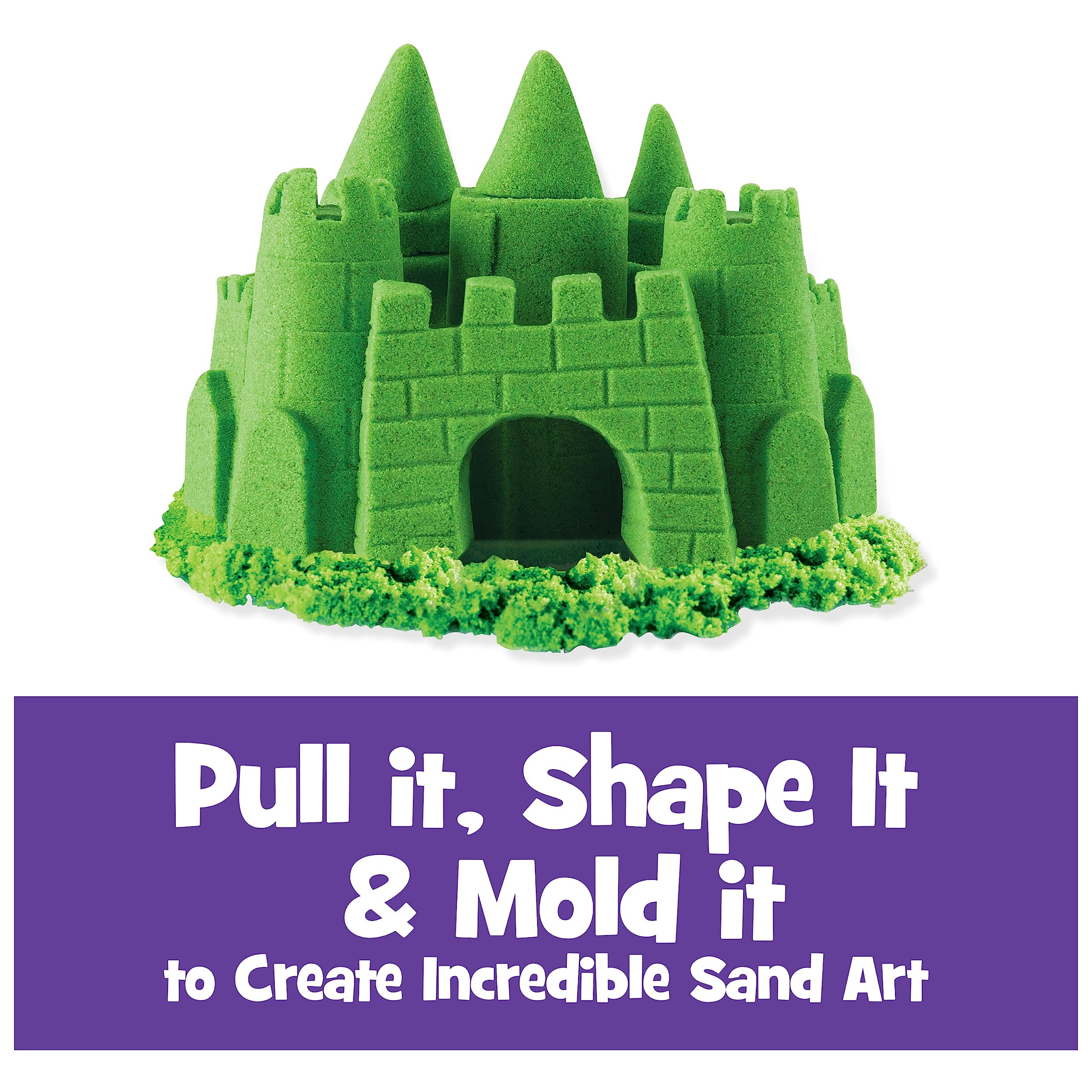 Kinetic Sand, The Original Moldable Sensory Play Sand Toys for Kids, 2 lb. Resealable Bag, Ages 3+ - Image 7