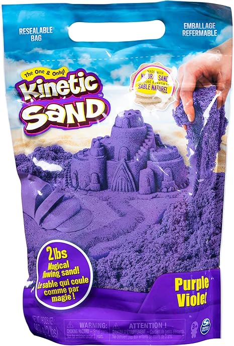 Kinetic Sand, The Original Moldable Sensory Play Sand Toys for Kids, 2 lb. Resealable Bag, Ages 3+ - Image 8