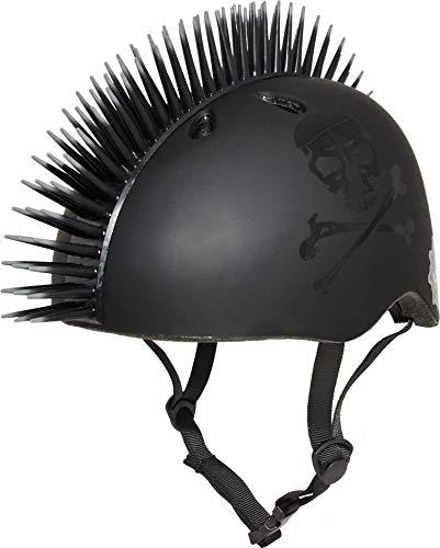 Krash Jolly Roger Mohawk Helmet, Youth 8+ Years, Black