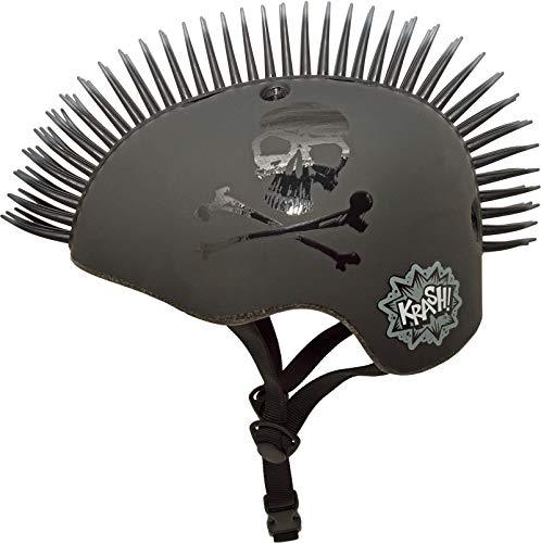 Krash Jolly Roger Mohawk Helmet, Youth 8+ Years, Black - Image 3