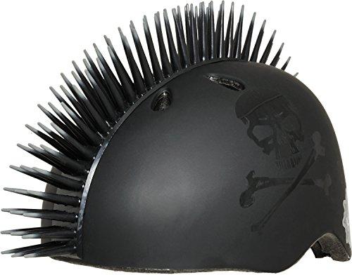 Krash Jolly Roger Mohawk Helmet, Youth 8+ Years, Black - Image 8