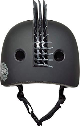 Krash Jolly Roger Mohawk Helmet, Youth 8+ Years, Black - Image 9