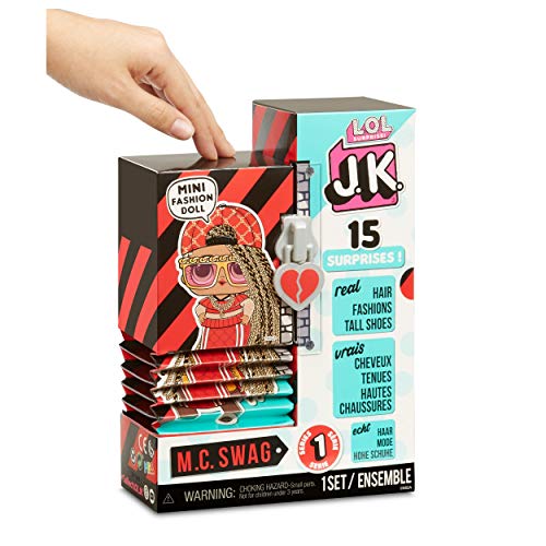 L.O.L. Surprise! JK M.C. Swag Mini Fashion Doll with 15 Surprises - Image 3