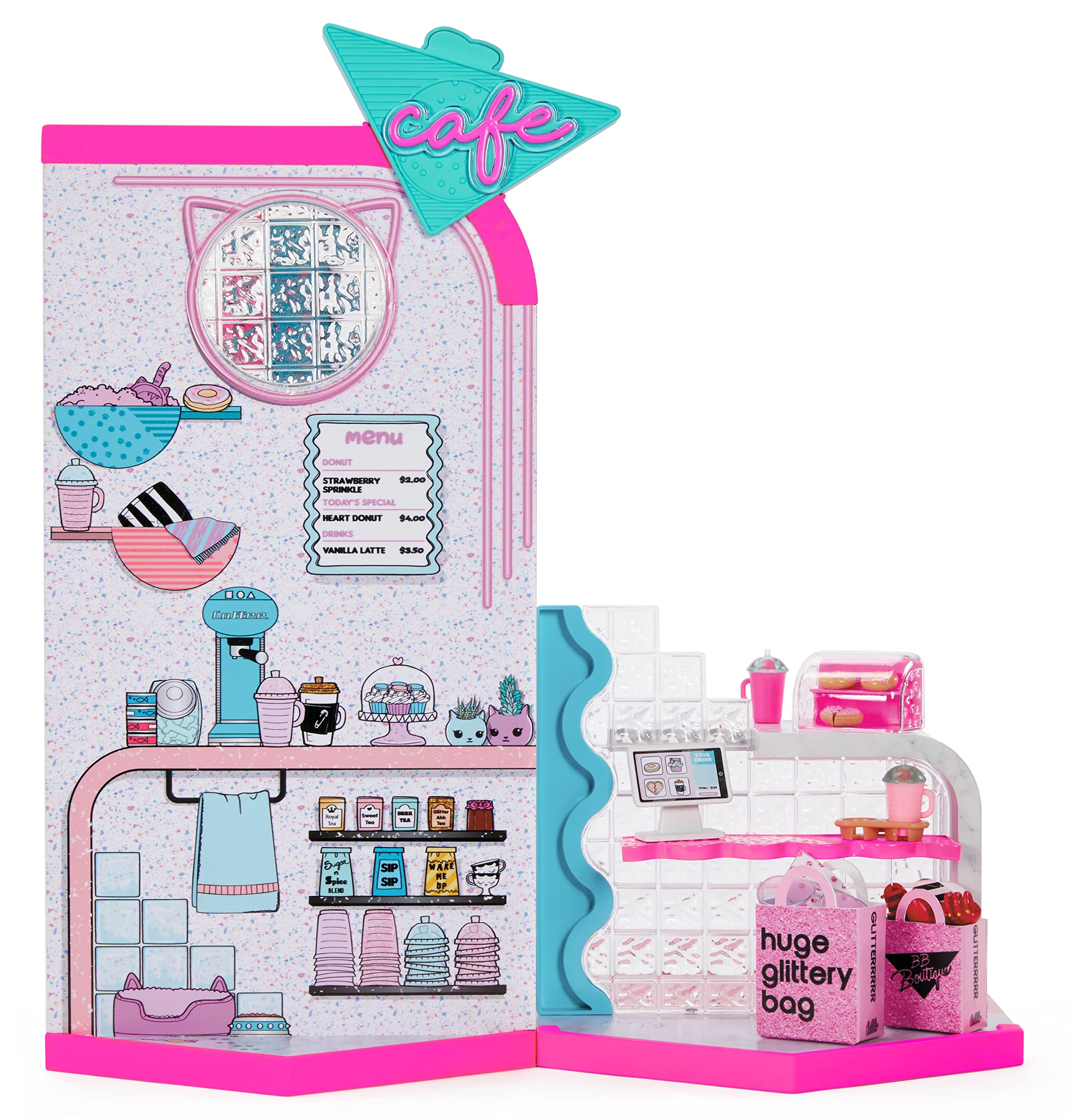 L.O.L. Surprise! Mall of Surprises with 50+ Surprises Including 2 Floors, Spinning Features, Cafe and Accessories, Holiday Toy, Great Gift for Kids Girls Boys Ages 4 5 6+ Years Old - Image 6