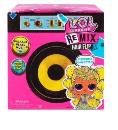 L.O.L. Surprise! Remix Hair Flip Dolls 15 Surprises with Hair Reveal & Music