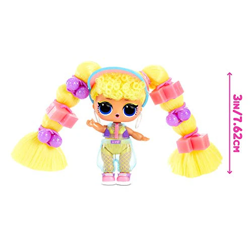 L.O.L. Surprise! Remix Hair Flip Dolls 15 Surprises with Hair Reveal & Music - Image 3