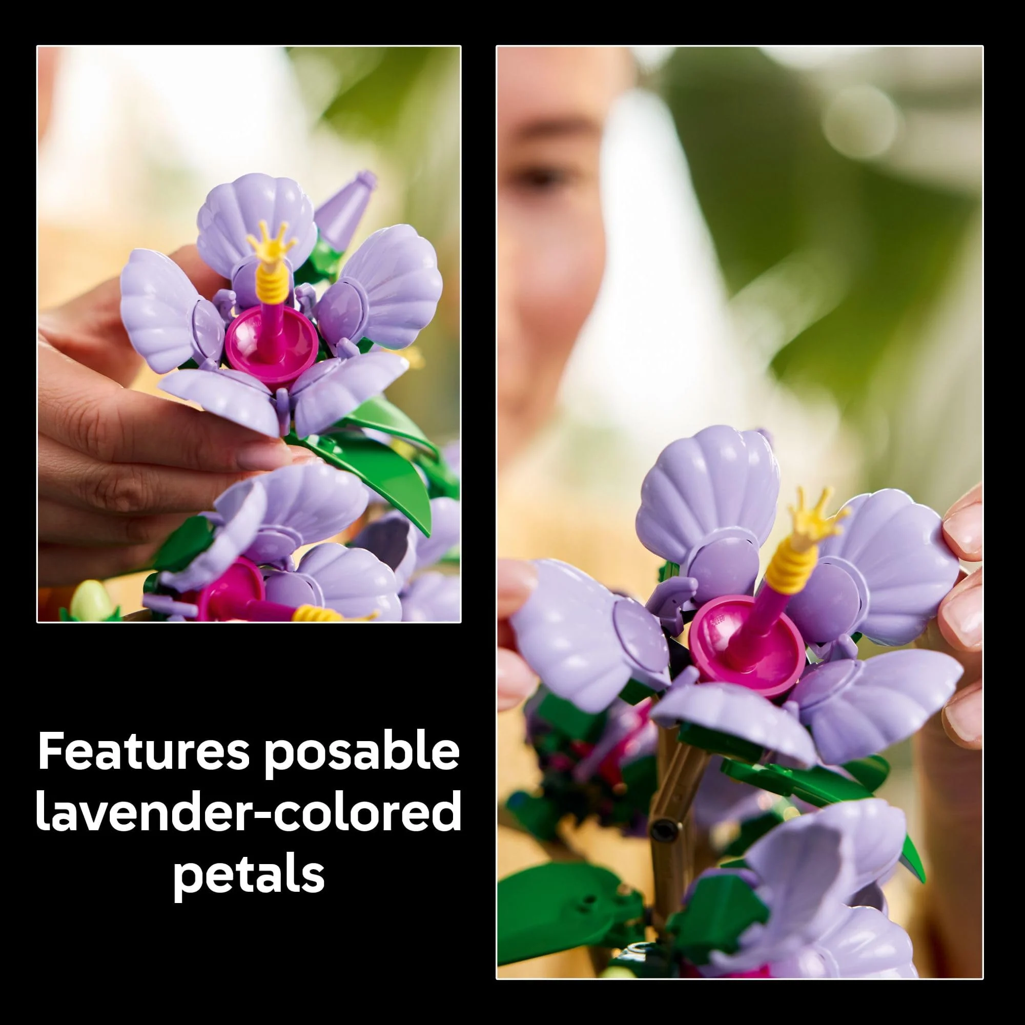 LEGO Botanicals Hibiscus Flower Building Set - Artificial Plant & Flower Building Blocks for Women & Men, Ages 18+ - Image 4