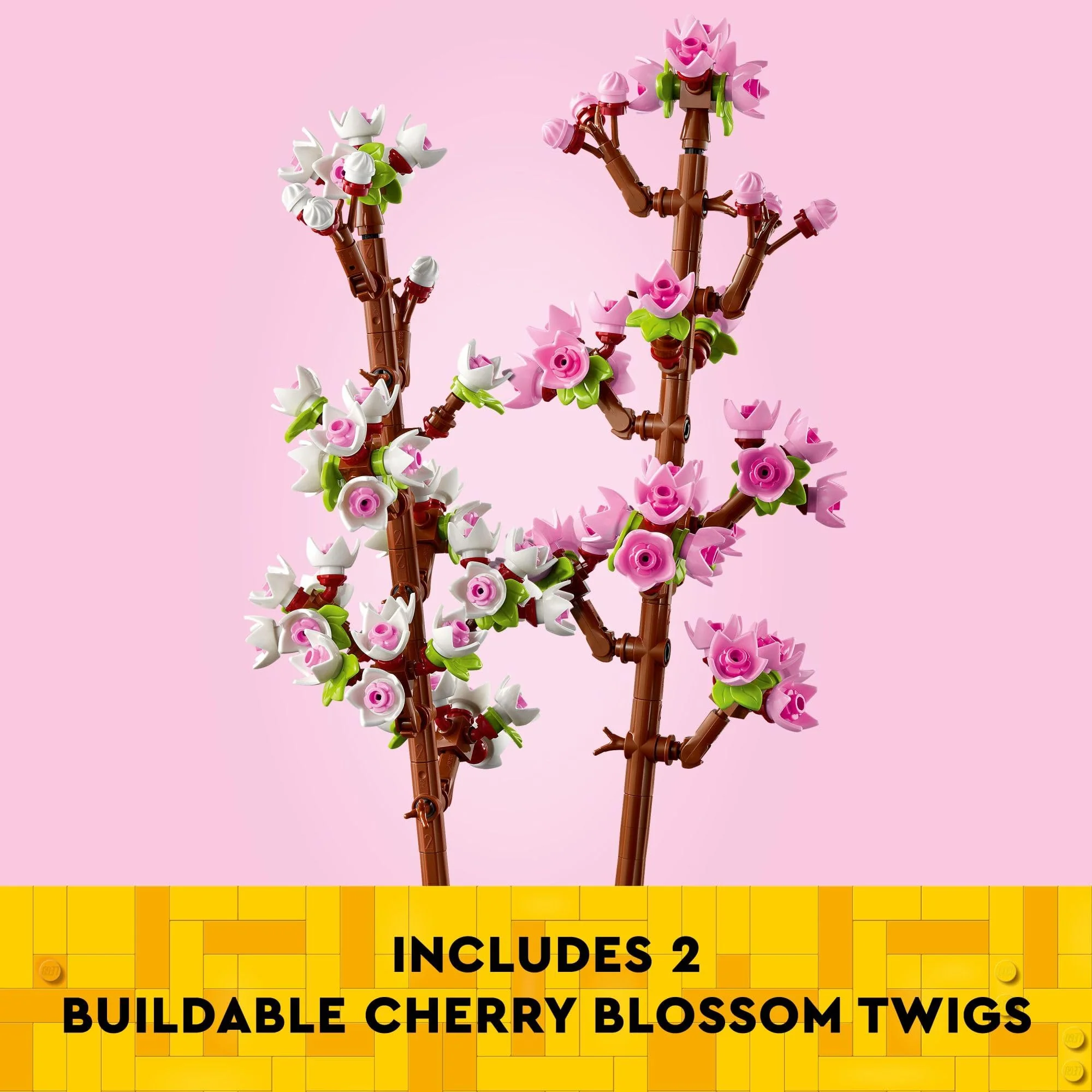 LEGO Cherry Blossom - Building Toy for Kids, Girls & Boys, Ages 8+ - Artificial Cherry Blossom Decor for Home & Display - Stocking Stuffer and Gift Idea for Christmas - 40725 - Image 5