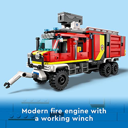 LEGO City Fire Command Unit 60374, Rescue Fire Engine Toy Set - Image 5