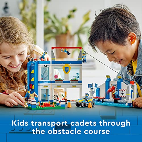 LEGO City Police Training Academy, Station Playset with Obstacle Course, Horse Figure, Quad Bike Toy and 6 Officer Minifigures, for Kids Ages 6 Plus - Image 5