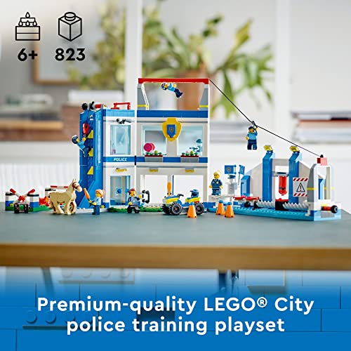LEGO City Police Training Academy, Station Playset with Obstacle Course, Horse Figure, Quad Bike Toy and 6 Officer Minifigures, for Kids Ages 6 Plus - Image 6