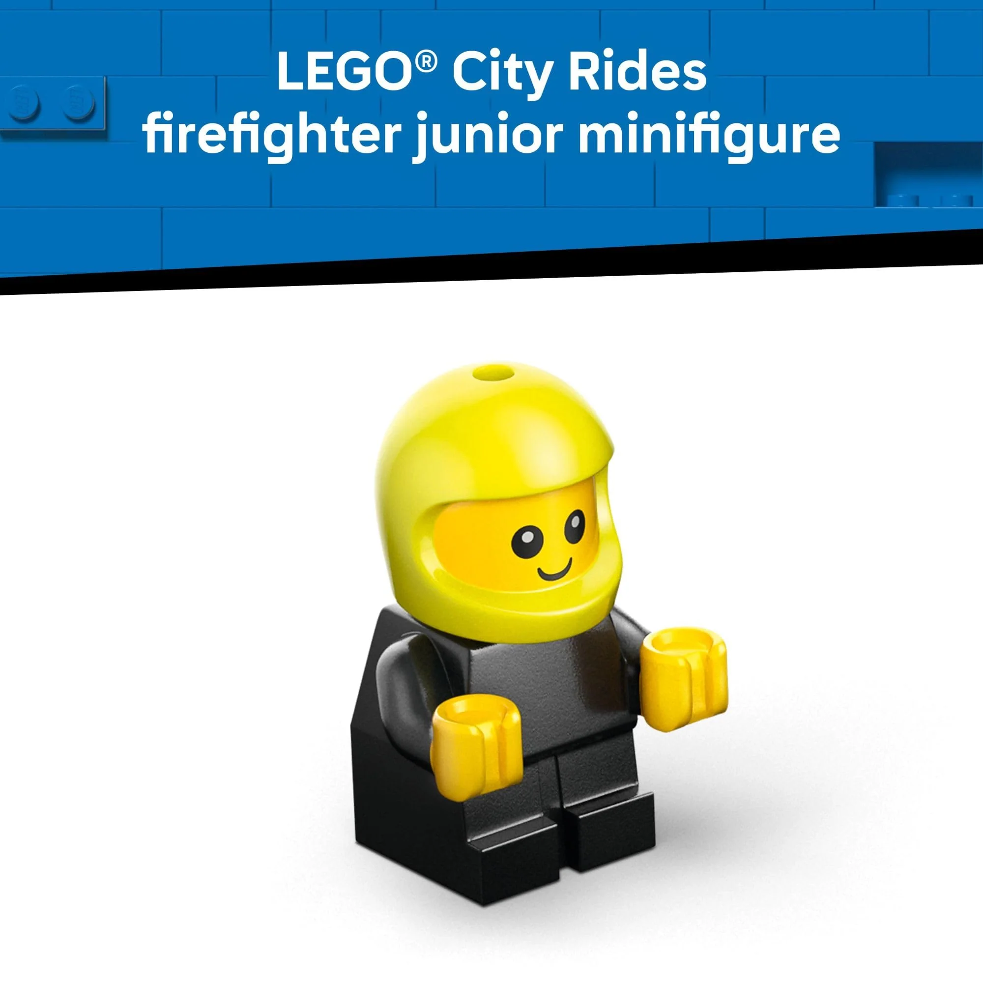 LEGO City Rides – Fire Truck Building Toy for Kids - Emergency Pretend Play for Boys & Girls, Ages 5+ - Toy Truck W/Raisable Ladder & Firefighter Junior Minifigure - Gift Idea for Birthdays - 60482 - Image 3