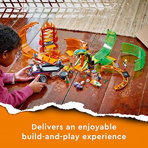 LEGO City Stuntz Double Loop Stunt Arena 60339 Building Toy Set for Boys, Girls, and Kids Ages 7+ (598 Pieces) - Image 3
