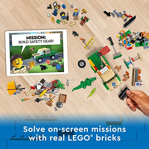 LEGO City Wild Animal Rescue Missions 60353 Interactive Digital Building Toy Set for Kids, Boys, and Girls Ages 6+ (246 Pieces) - Image 4
