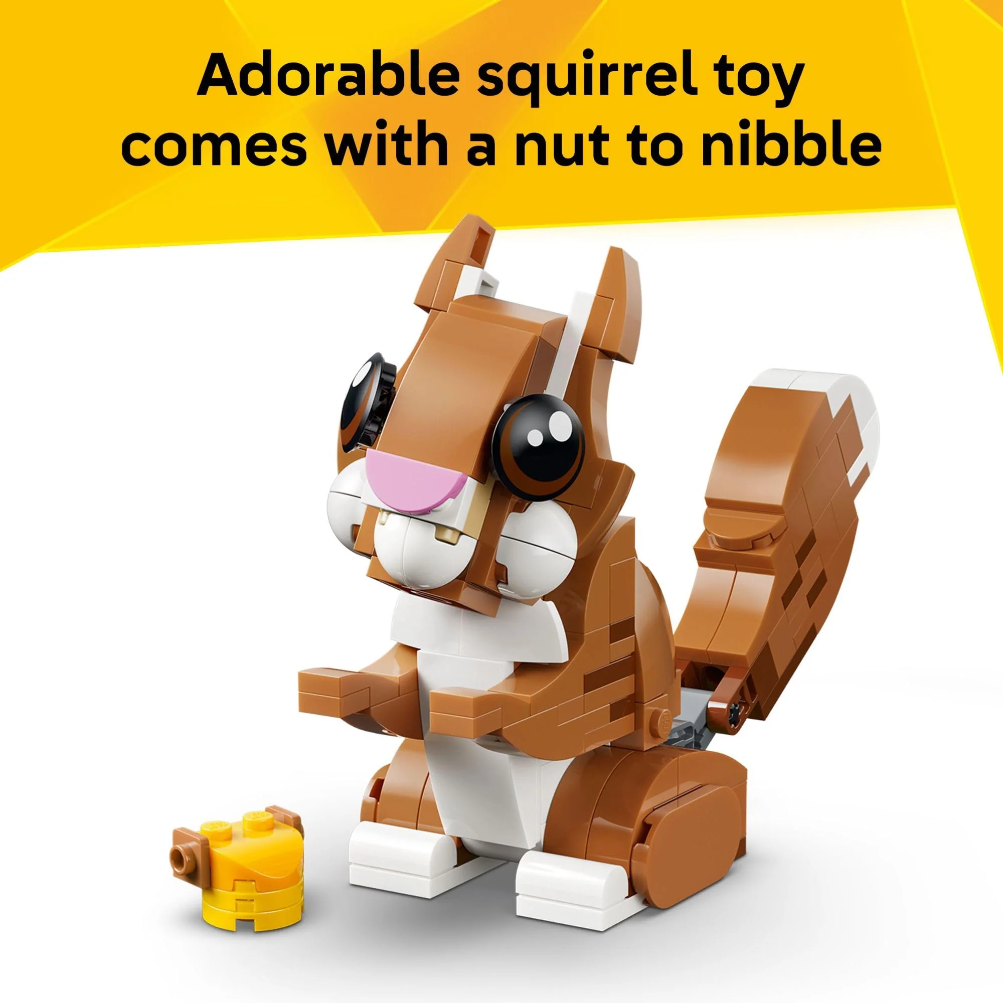 LEGO Creator 3 in 1 Cute Animals: Playful Puppy Dog Building Toy for Girls & Boys - Build a Pretend Play Dog, Squirrel, or Duck Toy - Gift Idea for Kids, Ages 8+ - 31382 - Image 3