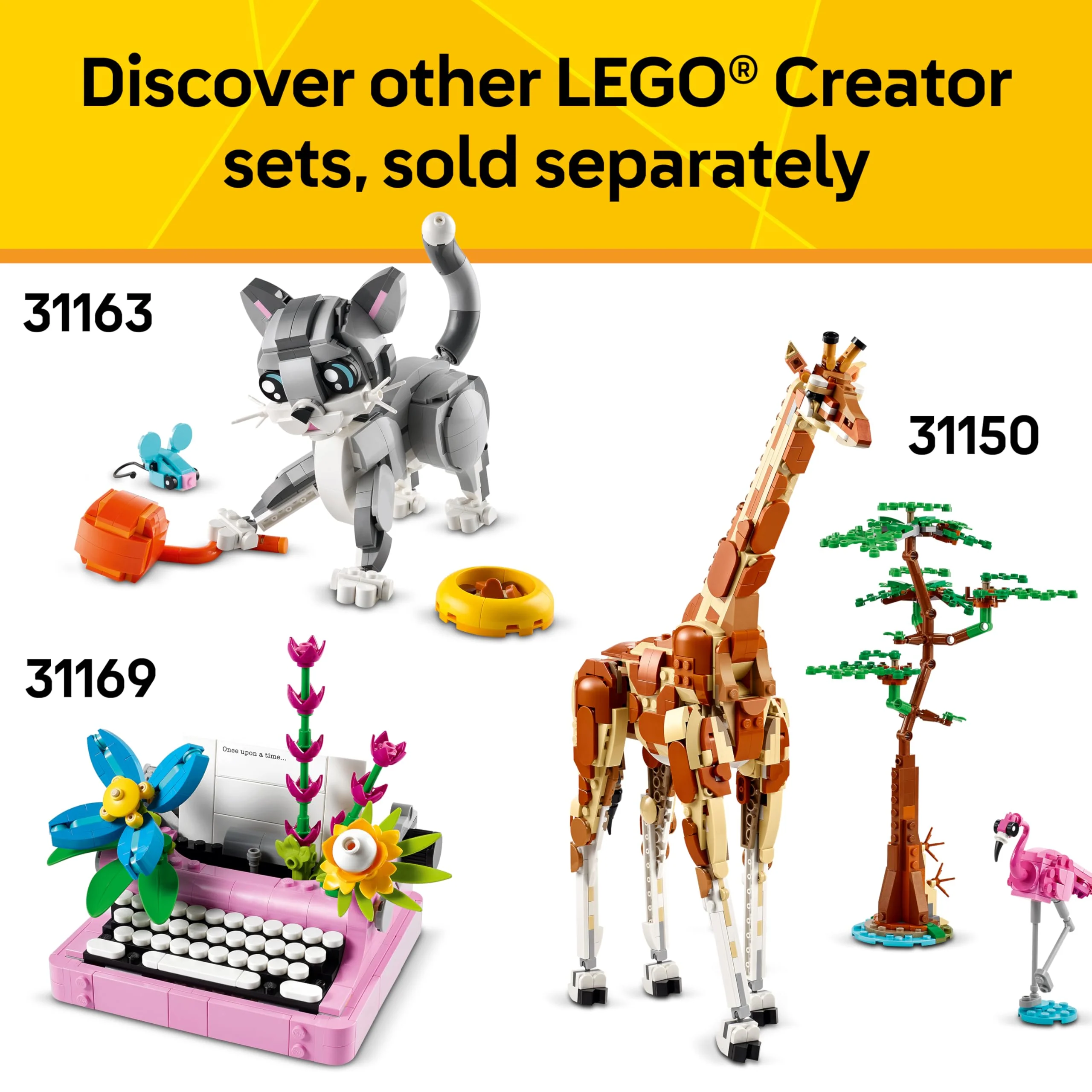 LEGO Creator 3 in 1 Wild Animals Panda Family - Building Toy Kit for Kids with 3 Building Options, Panda, Penguin, or Orca - 8 Year Old Girl & Boy Birthday Gifts - Image 2