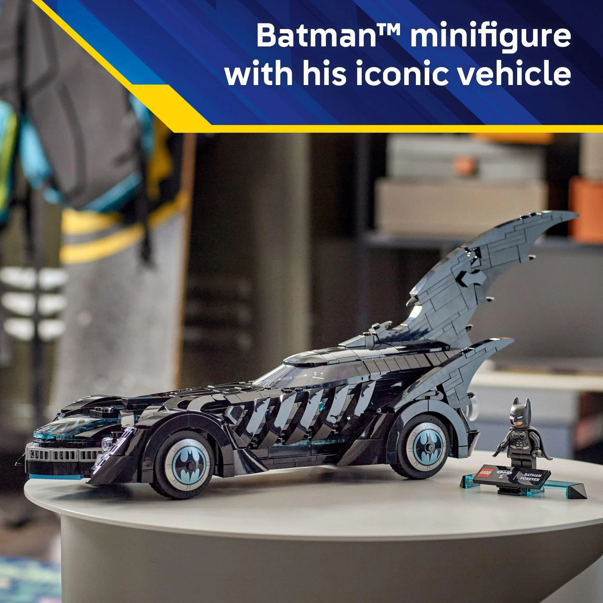 LEGO DC Batman: Batman Forever Batmobile Kids Toy - Building & Learning Toy for Girls & Boys, Ages 12+ - Model Car with Minifigure Included - Image 3