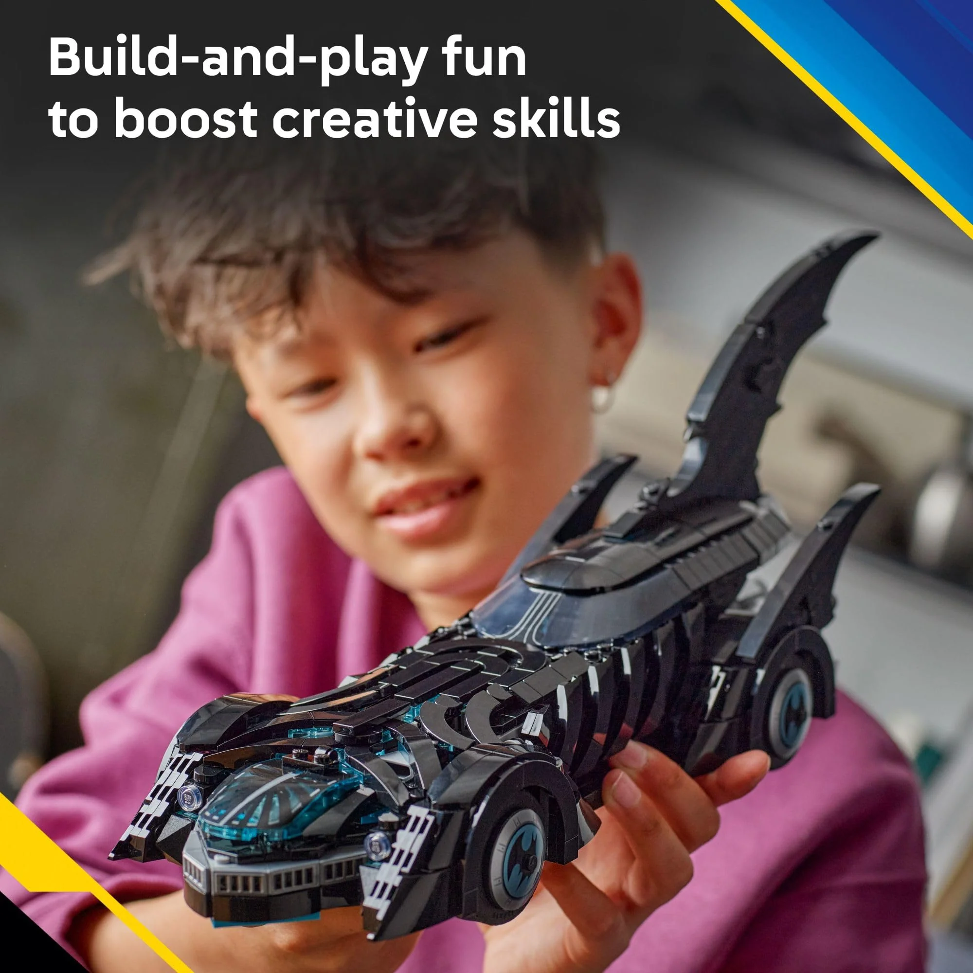 LEGO DC Batman: Batman Forever Batmobile Kids Toy - Building & Learning Toy for Girls & Boys, Ages 12+ - Model Car with Minifigure Included - Image 4
