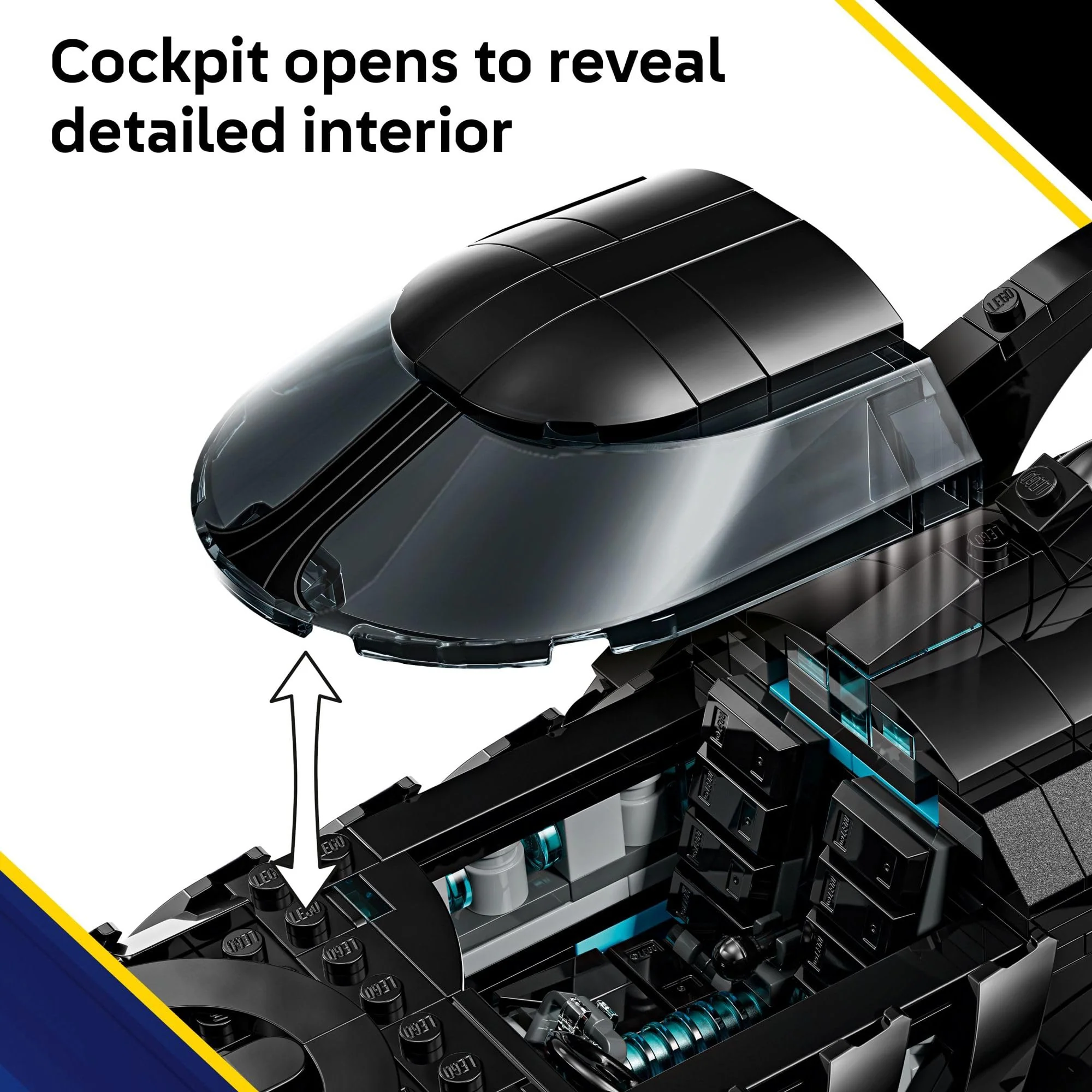 LEGO DC Batman: Batman Forever Batmobile Kids Toy - Building & Learning Toy for Girls & Boys, Ages 12+ - Model Car with Minifigure Included - Image 5