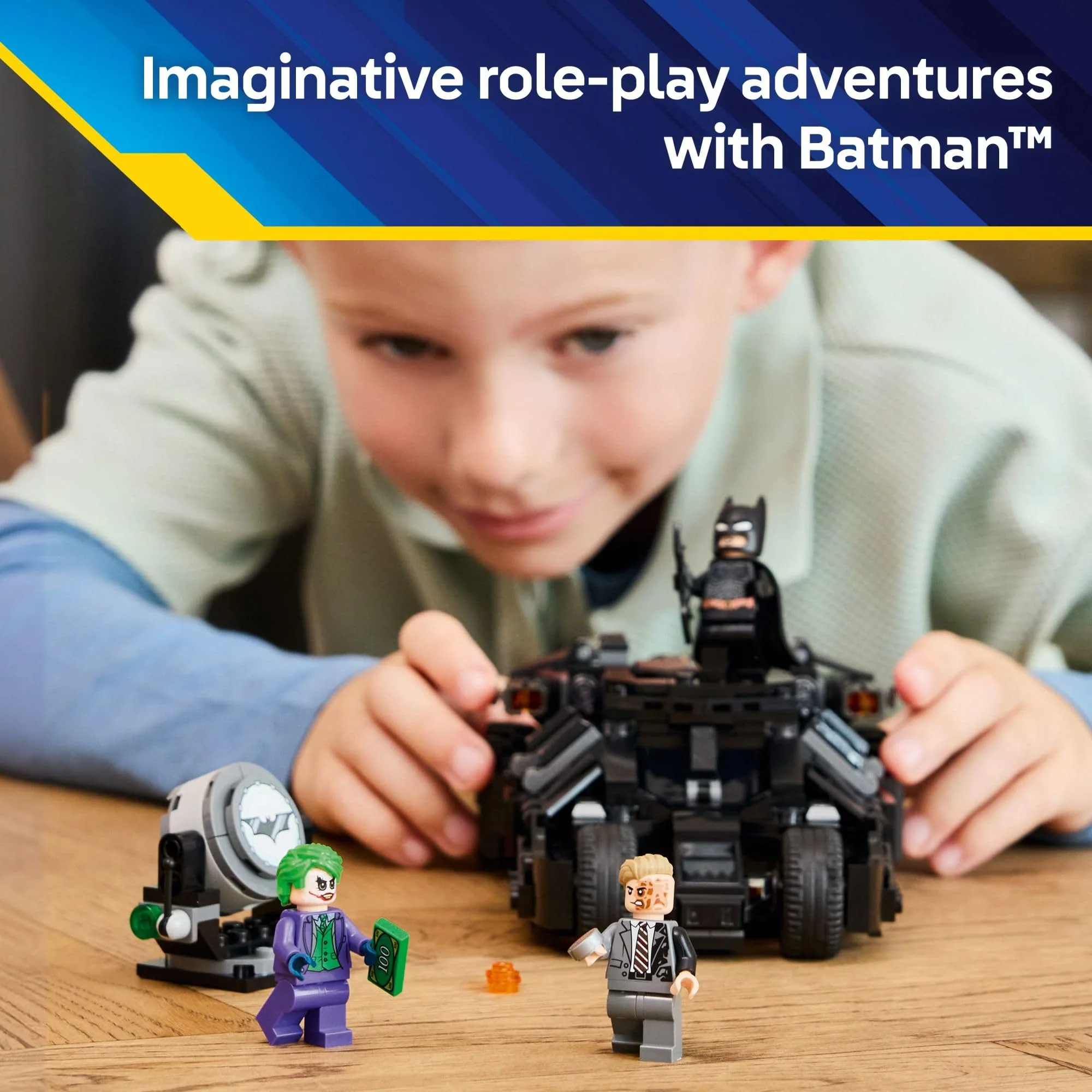 LEGO DC Batman Tumbler vs. Two-Face & The Joker Toy Building Set - Superhero Batmobile Toy from The Dark Knight for Kids, Boys and Girls, Ages 8+ - Image 3