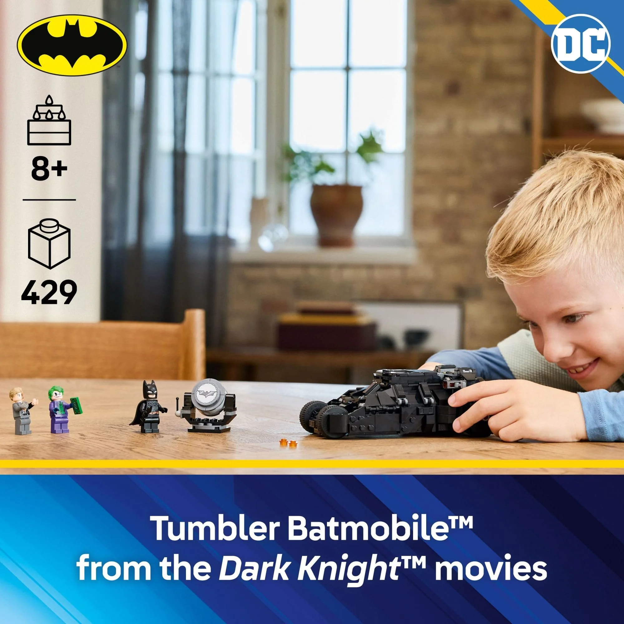 LEGO DC Batman Tumbler vs. Two-Face & The Joker Toy Building Set - Superhero Batmobile Toy from The Dark Knight for Kids, Boys and Girls, Ages 8+ - Image 6