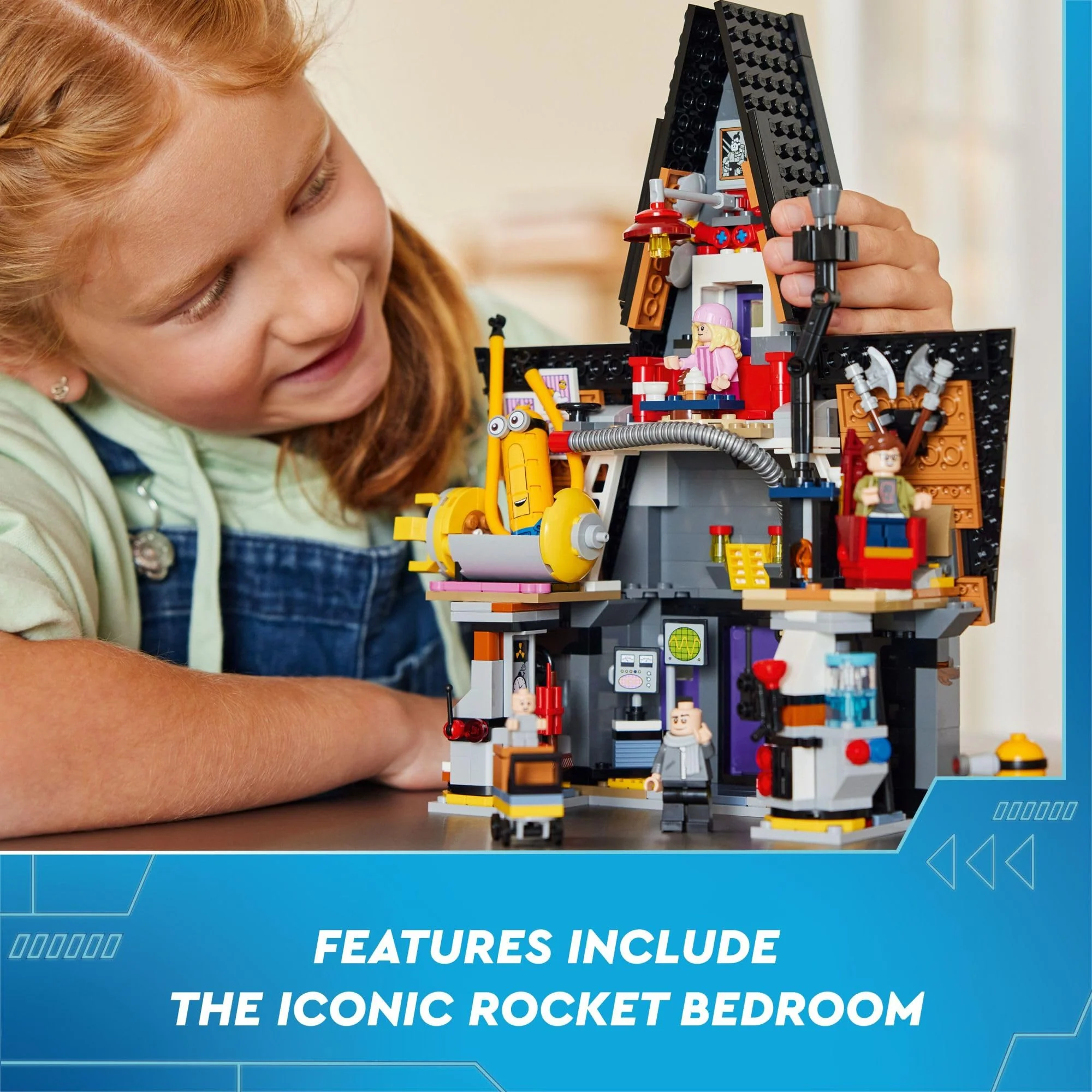 LEGO Despicable Me 4 Minions and Gru's Family Mansion, Minions Toy House and Tree Playset from Movie, Fun Despicable Me Toy, Creative Gift for Boys and Girls Aged 8 and Up, 75583 - Image 5