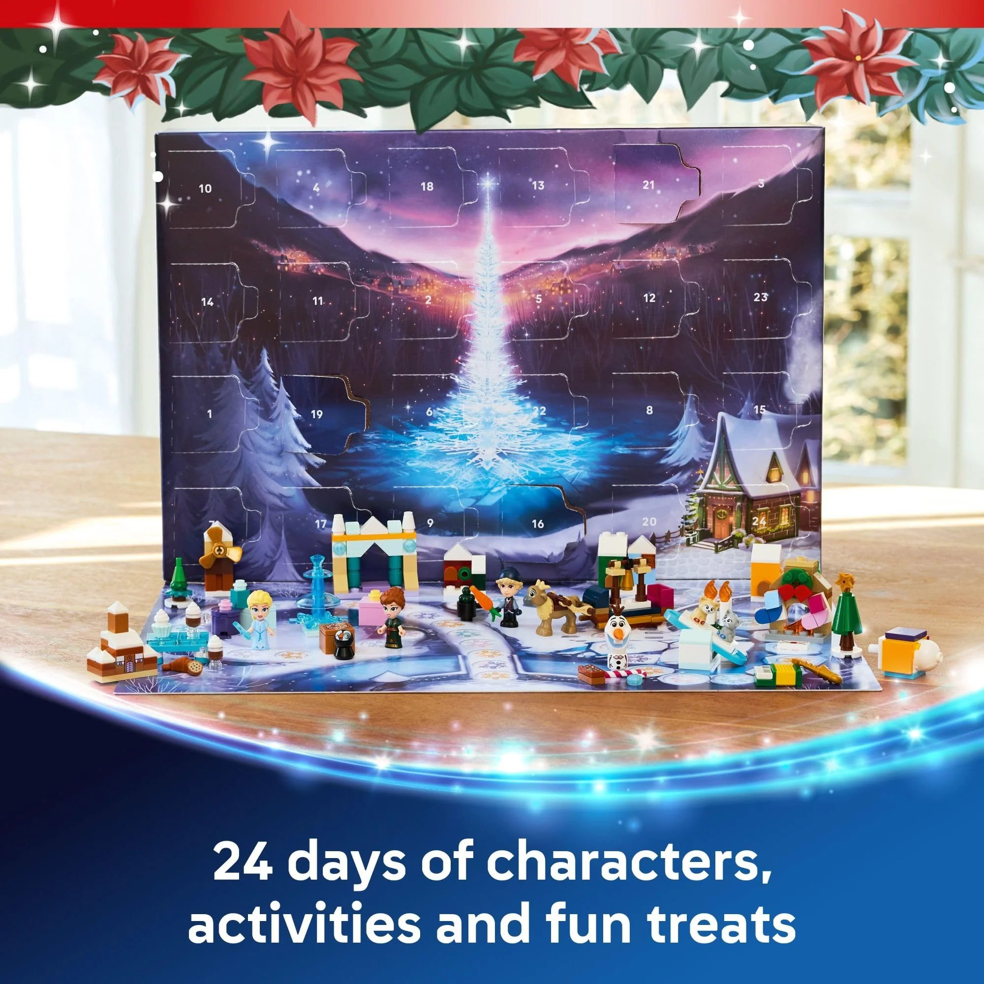 LEGO Disney Frozen Advent Calendar 2025 Kids Toy - Holiday Countdown Playset for Boys & Girls, Ages 5+ - Ana & Elsa Minidolls & Buildable Surprises - Disney Princess Gift for Christmas - Image 4