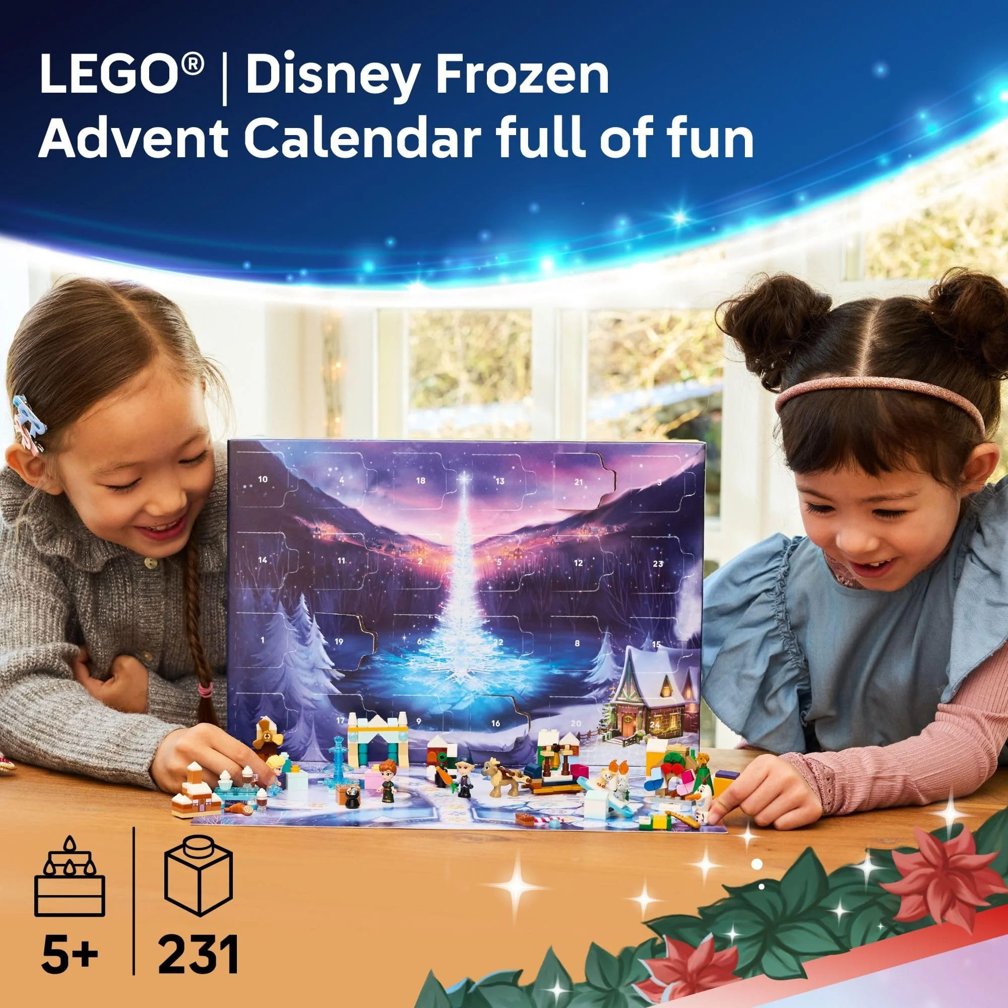 LEGO Disney Frozen Advent Calendar 2025 Kids Toy - Holiday Countdown Playset for Boys & Girls, Ages 5+ - Ana & Elsa Minidolls & Buildable Surprises - Disney Princess Gift for Christmas - Image 5